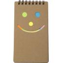 Image of Notebook with sticky notes.