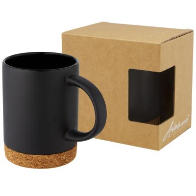 Image of Neiva 425 ml ceramic mug with cork base