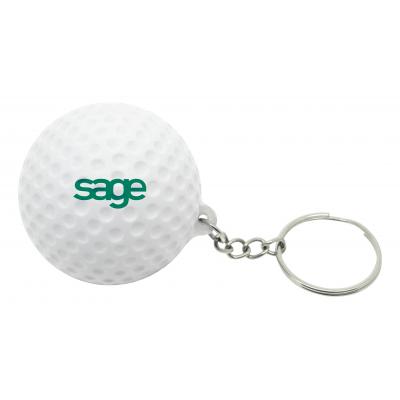 Image of Stress Golf Ball Keyring